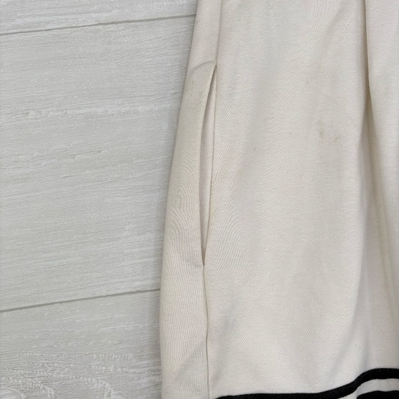 Madewell White and Navy Striped Sleeveless Dress Style# C3446 Size Medium - Picture 7 of 7